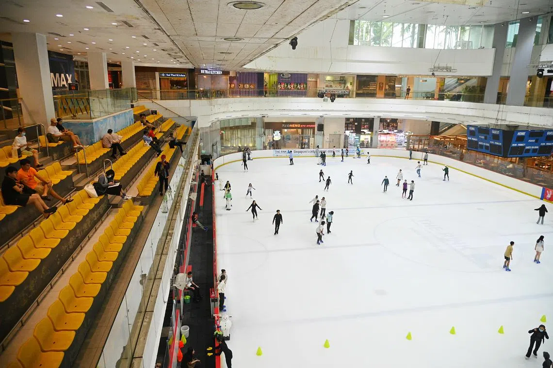 JCube is home to Singapore’s only Olympic-size ice skating rink, and is a training venue for national athletes.