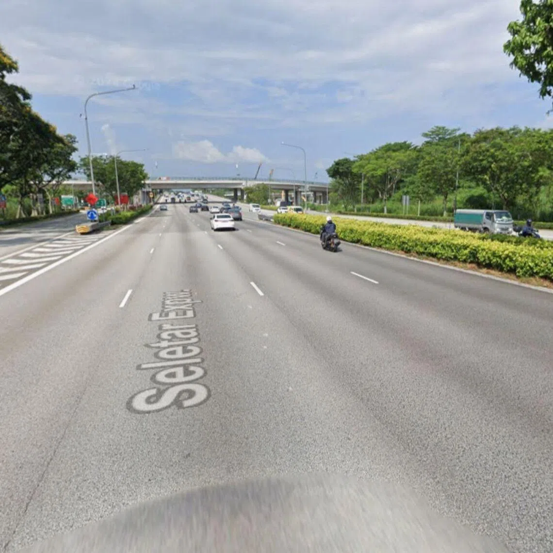 The accident took place on SLE towards Punggol afer exit towards Lentor Avenue, at around 2.40pm on June 15.