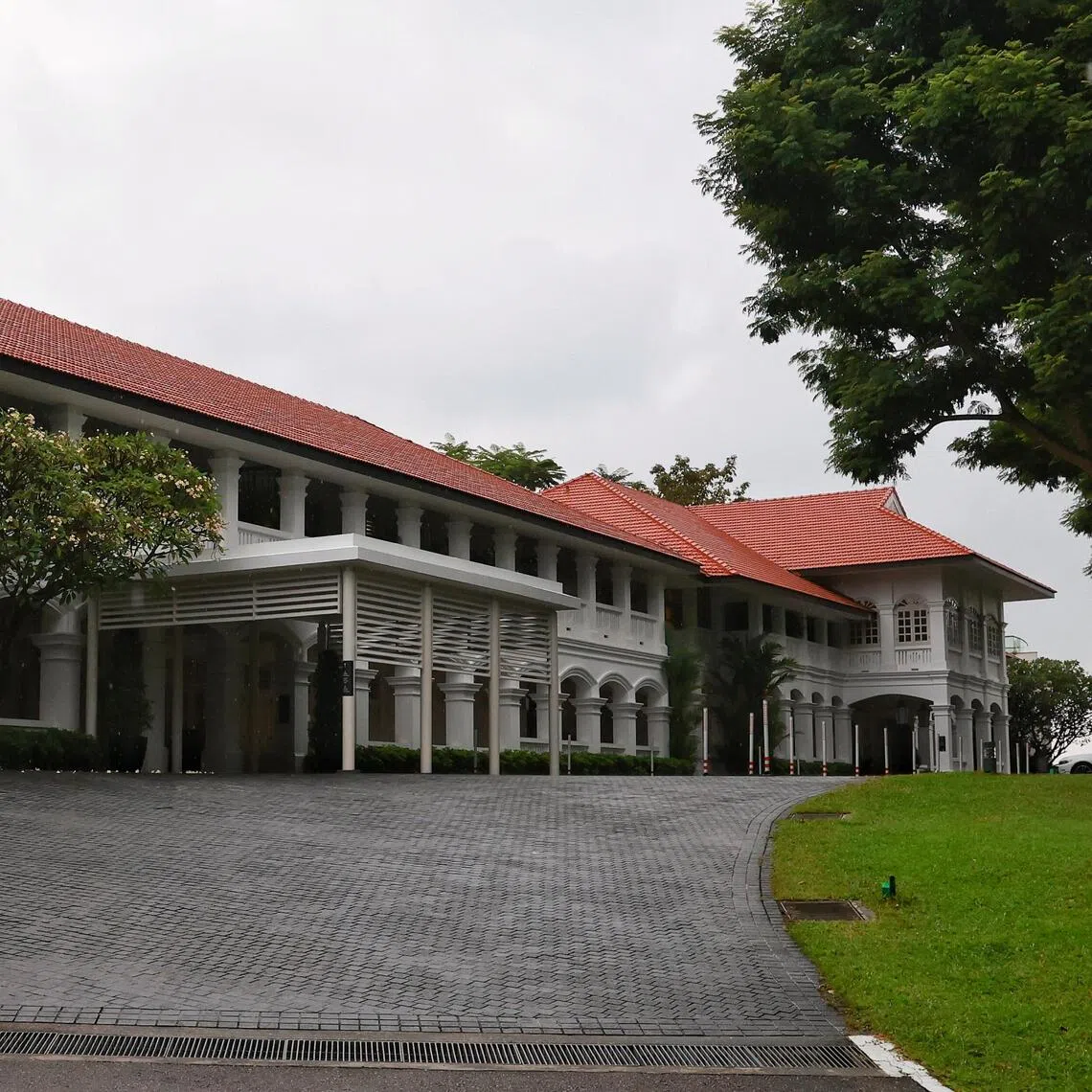 Facade of Sentosa luxury resort hotel Capella, which placed at No.28 in the inaugural edition of the World’s 50 Best Hotels list, as seen on Sept 20, 2023. ST PHOTO: KEVIN LIM arhotel20