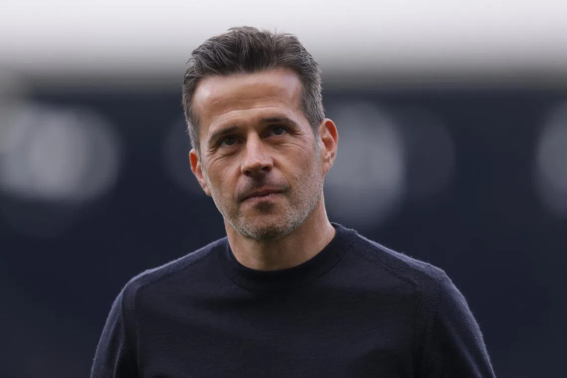 FILE PHOTO: Soccer Football - Premier League - Fulham v Manchester City - Craven Cottage, London, Britain - May 25, 2025 Fulham manager Marco Silva before the match Action Images via Reuters/Andrew Couldridge/File Photo