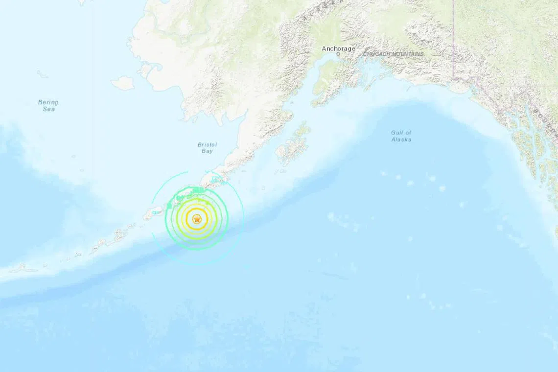 The quake, which struck early on Sunday, was at a depth of 9.3km.