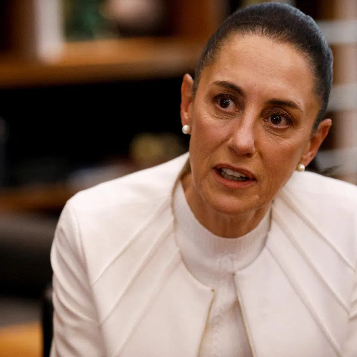 Mexico City’s Mayor Claudia Sheinbaum speaks during an interview with Reuters in Mexico City, Mexico September 22, 2022. REUTERS/Raquel Cunha