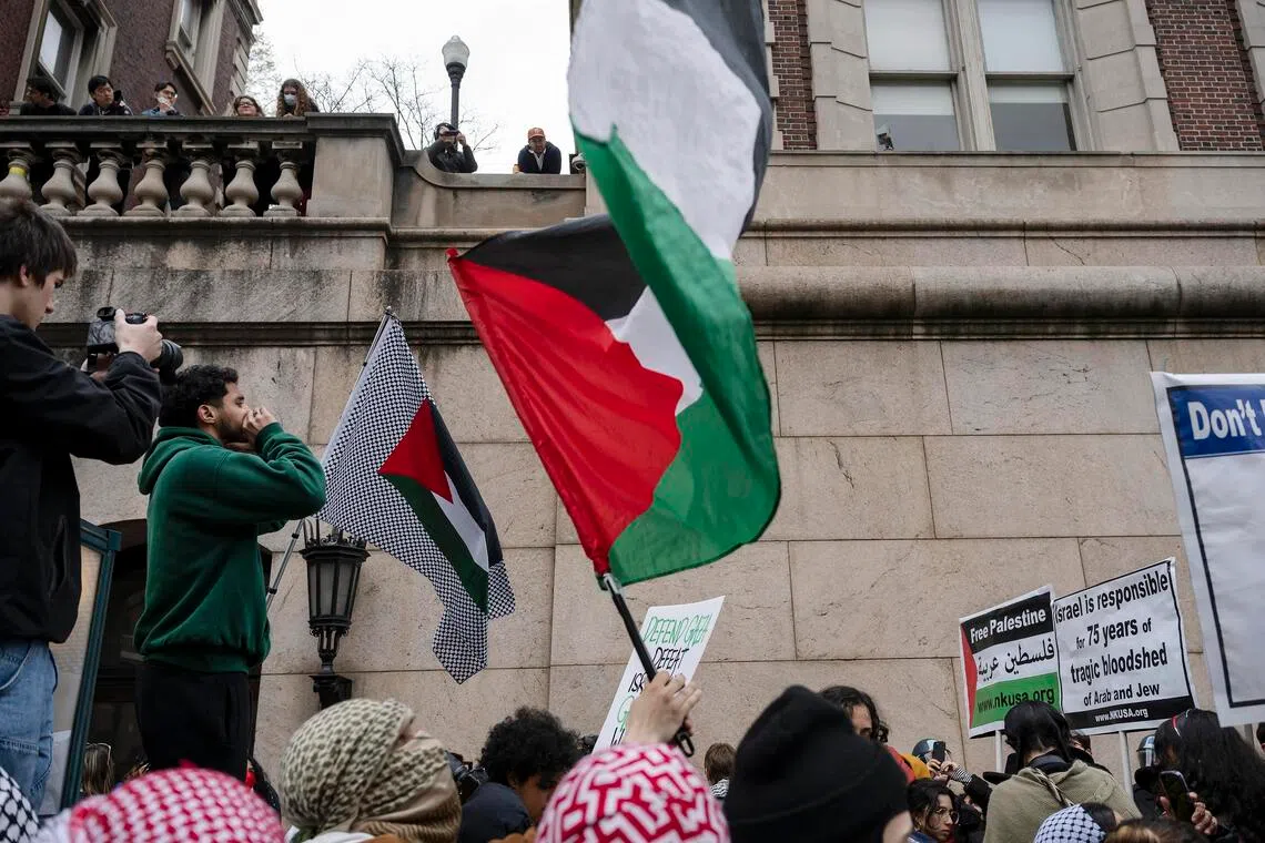 The lawsuit said the university failed to protect its Palestinian members from harassment.