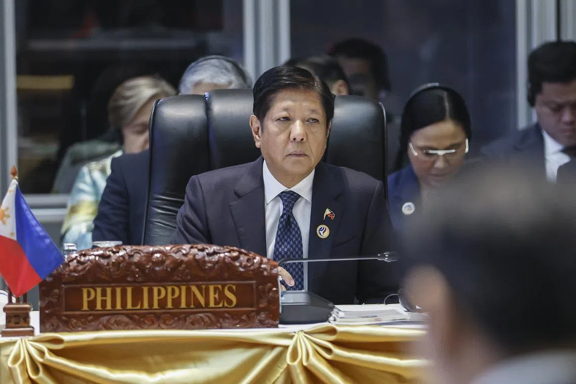 Philippine President Ferdinand Marcos Jr said all parties must “be earnestly open to seriously managing differences” and reducing tension.