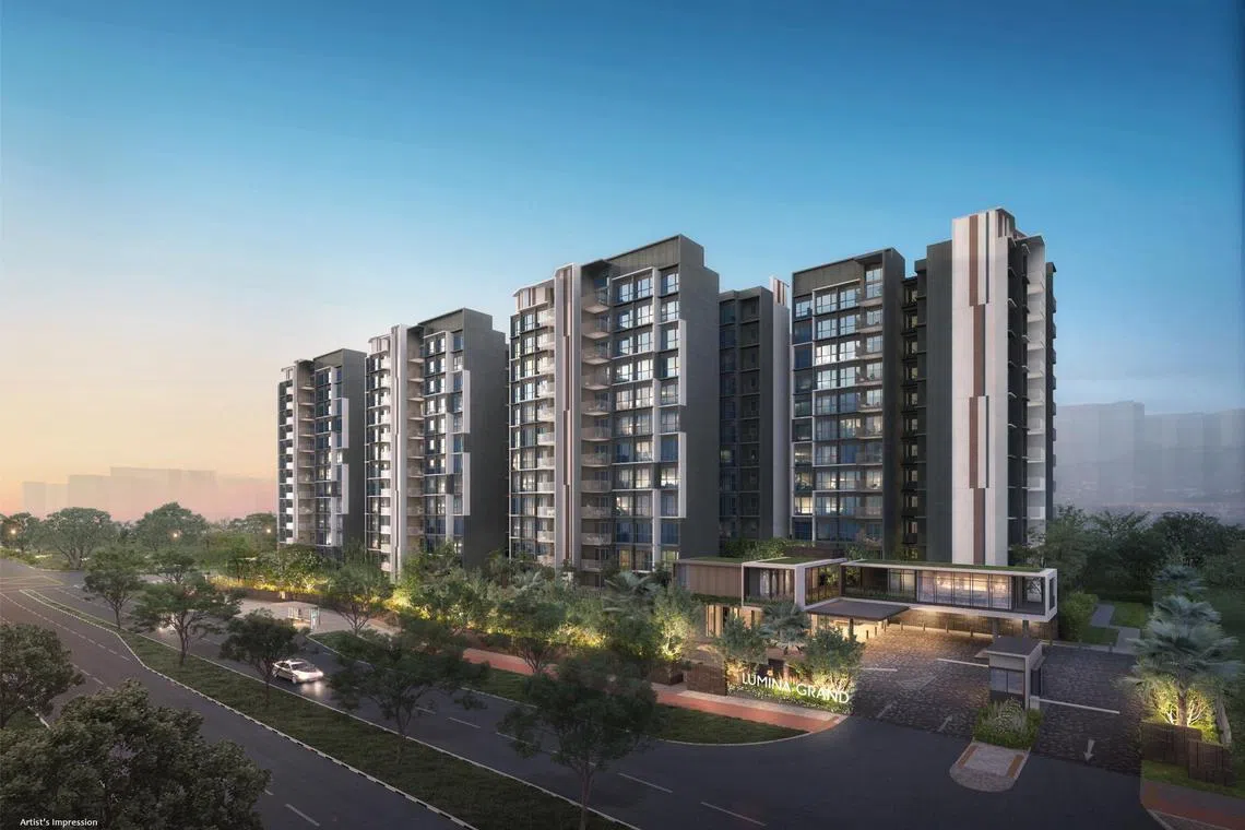 Located at the junction of Bukit Batok West Avenue 5 and Bukit Batok Road, CDL’s Lumina Grand EC is a 512-unit project that is close to Tengah Town.