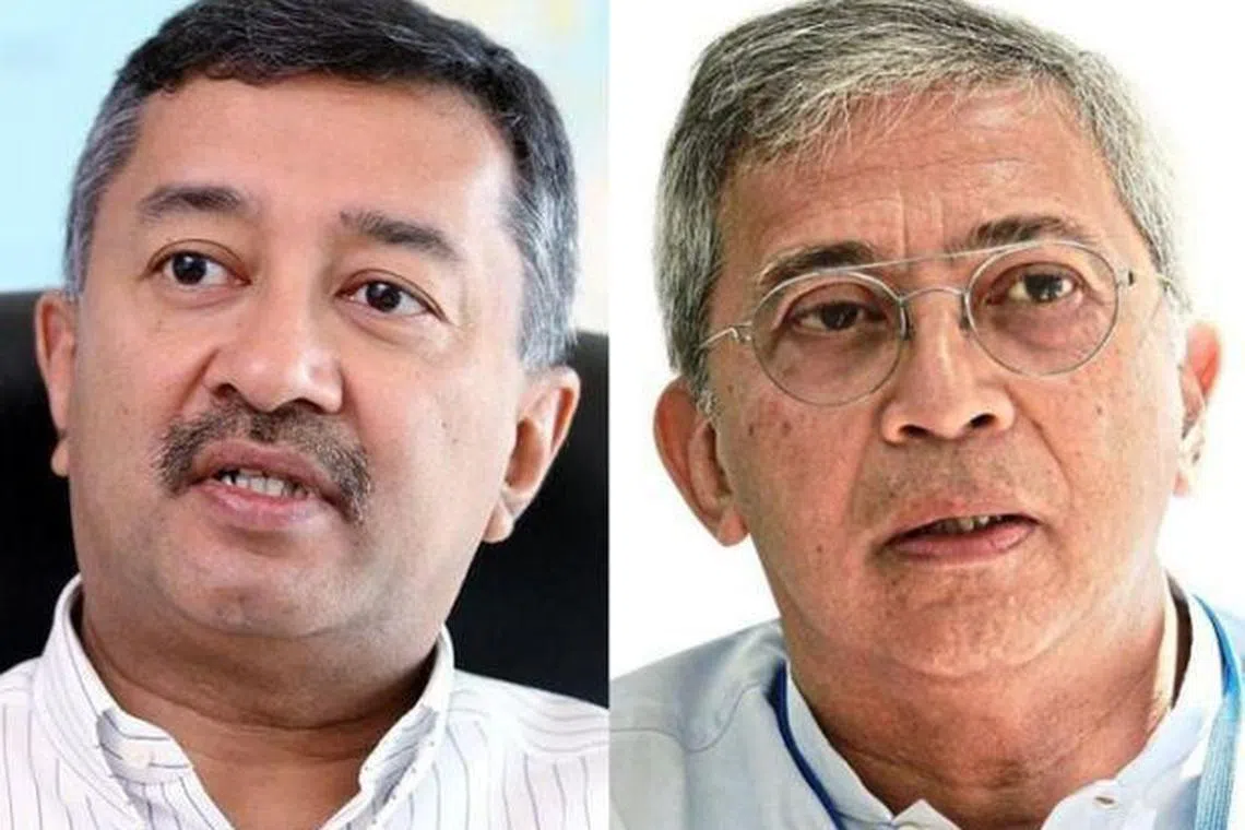 Former Malaysian prime minister Mahathir Mohamad's sons Mokhzani Mahathir (left) and Mirzan Mahathir (right) are required to declare their assets over a period of 43 years.
