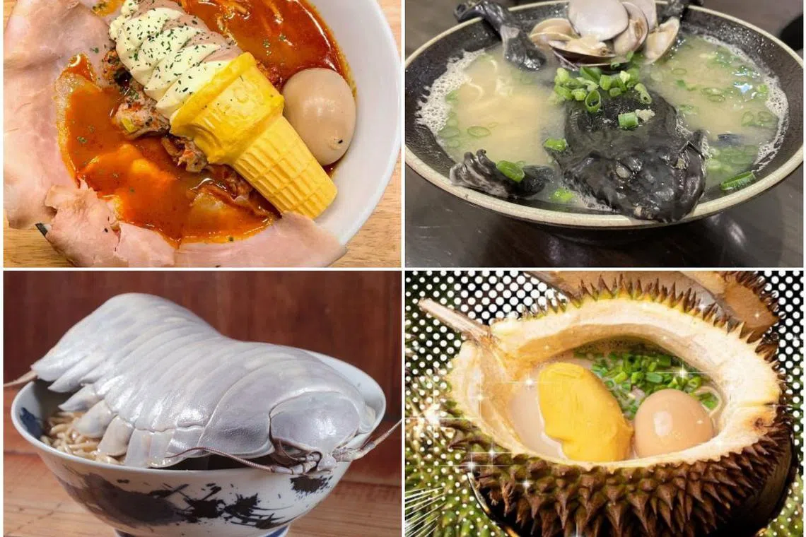 From soft serve to durian, here are some interesting ramen toppings that may or may not be up your alley.