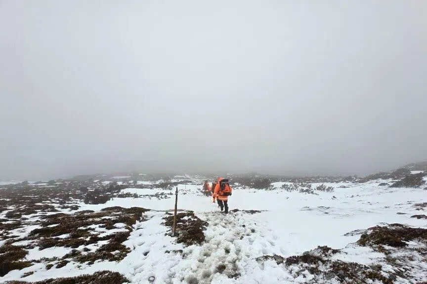 Extreme weather conditions prevented a helicopter from being deployed. 