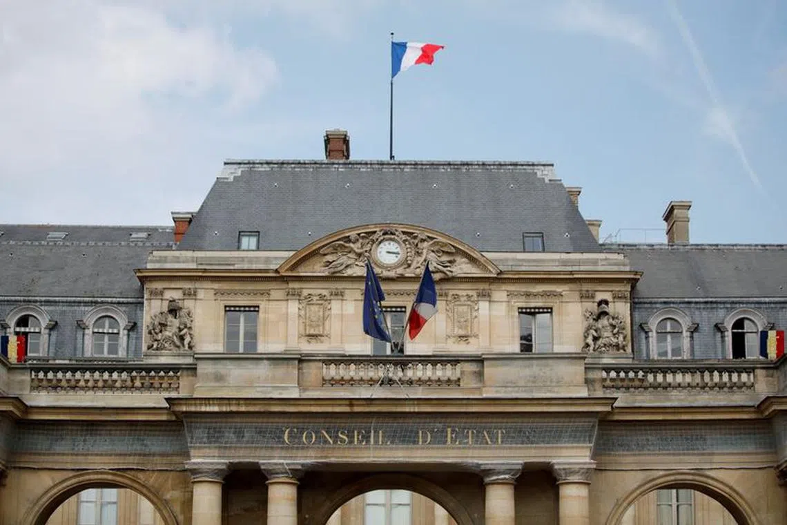 FILE PHOTO: A view shows the Conseil d&#039;Etat, France&#039;s highest administrative court, in Paris, France, August 16, 2021. REUTERS/Sarah Meyssonnier/File Photo