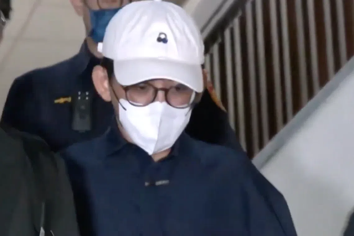 Ex-TV host Mickey Huang was originally sentenced to one year and six months in prison, suspended for four years.