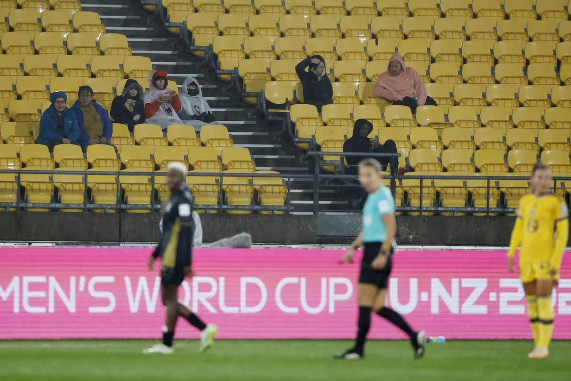 Wellington Regional Stadium was only at 55 per cent capacity for Sunday’s Women's World Cup match between Sweden and South Africa.