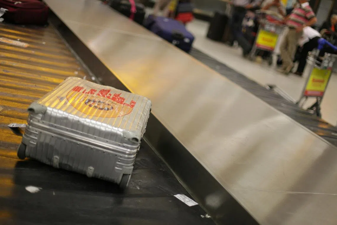 Police caught the man, after investigating reports from passengers who lost their belongings.