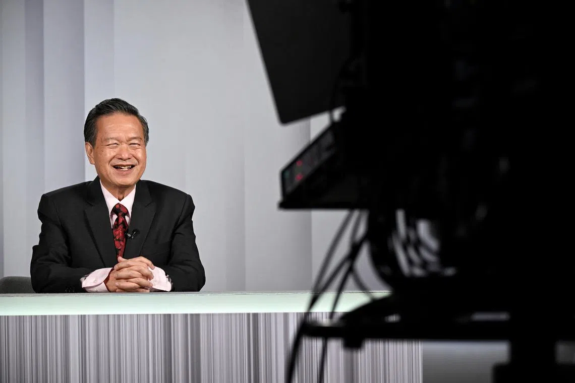 Mr Tan Kin Lian emphasised his track record of financial management, his reputation for frugality and willingness to stand up for the common man.