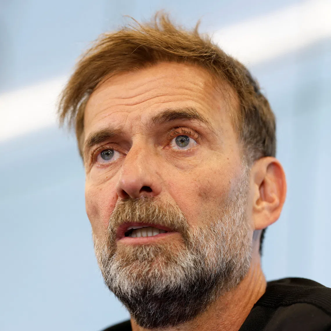 FILE PHOTO: Soccer Football - Germany DFB announces new manager of national soccer team - DFB Campus, Frankfurt, Germany - July 24, 2026 Juergen Klopp, newly appointed manager of German national soccer team, attends a press conference REUTERS/Heiko Becker/File Photo