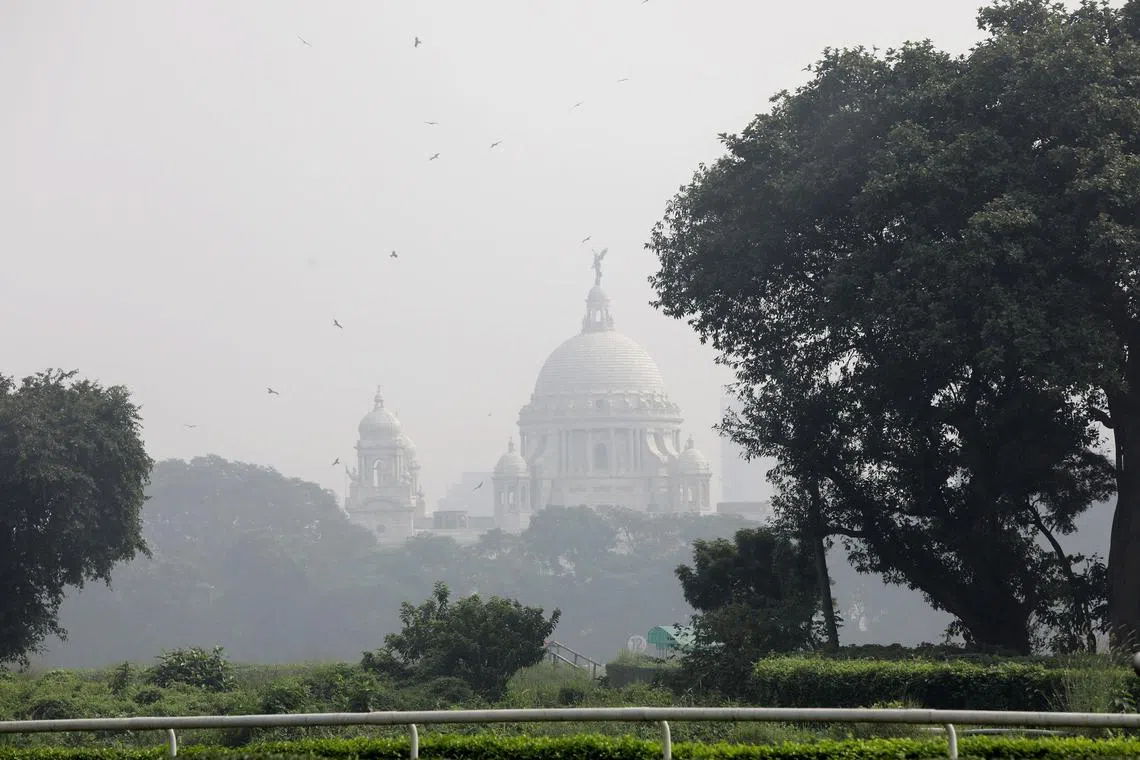 Kolkata in India's east came in fourth with an AQI of 196.