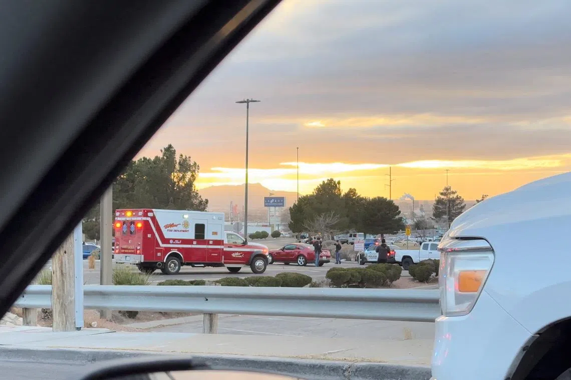 One suspect was in custody and police were looking for another possible suspect.