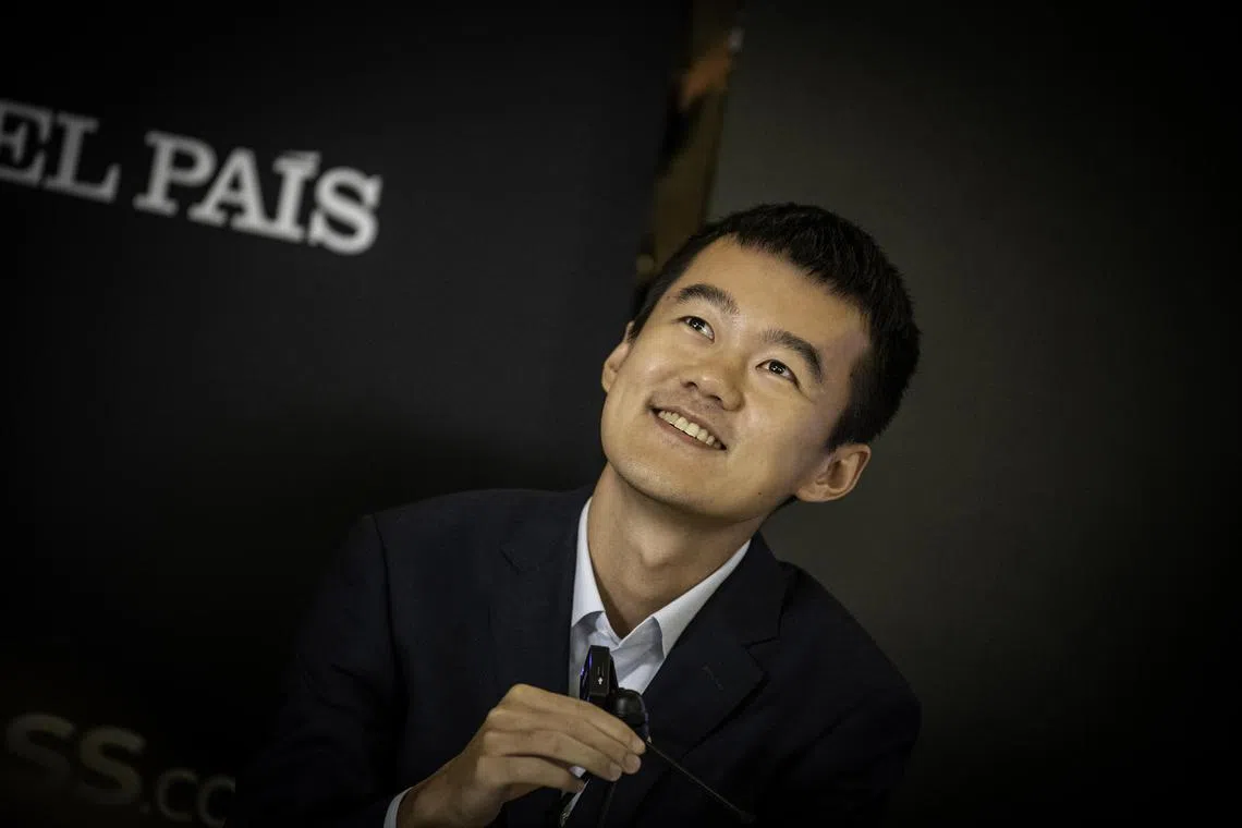 World chess champion Ding Liren will face India's Gukesh Dommaraju in Singapore for the world championship from Nov 25 to Dec 13.
