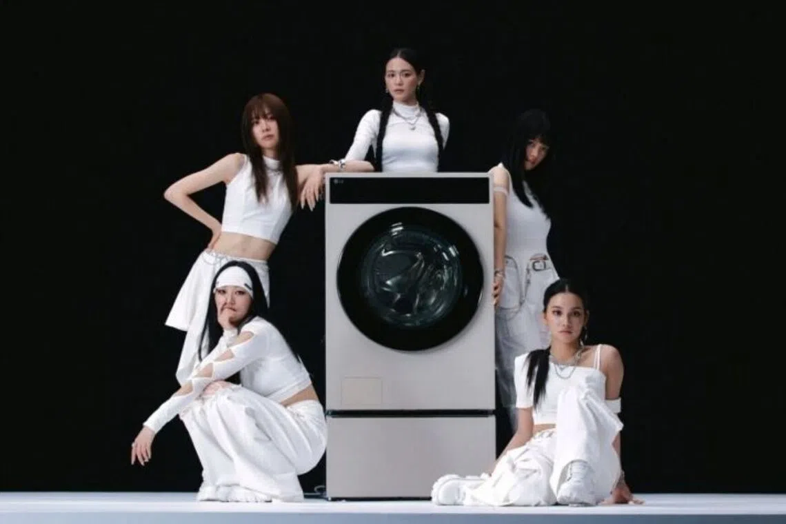 LG creates virtual K-pop group to promote washer-dryer in spin on home appliance ads