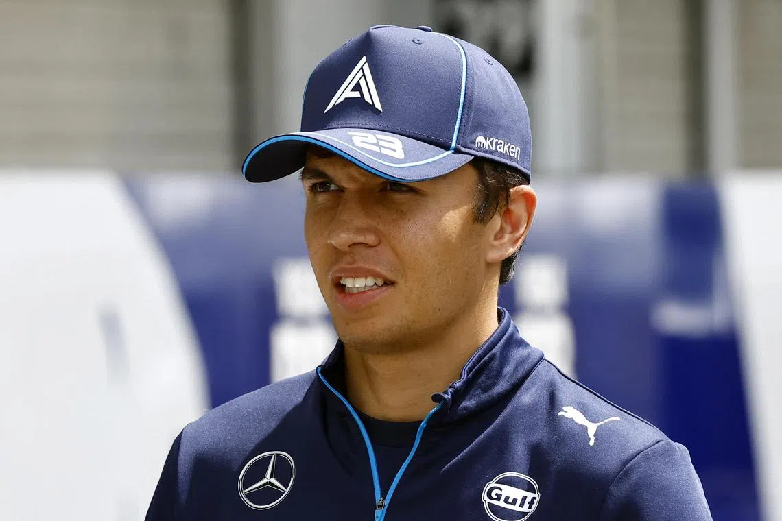 London-born Thai Alex Albon, 28, who replaced George Russell at Williams in 2022. Hprevious deal was set to expire next year. 