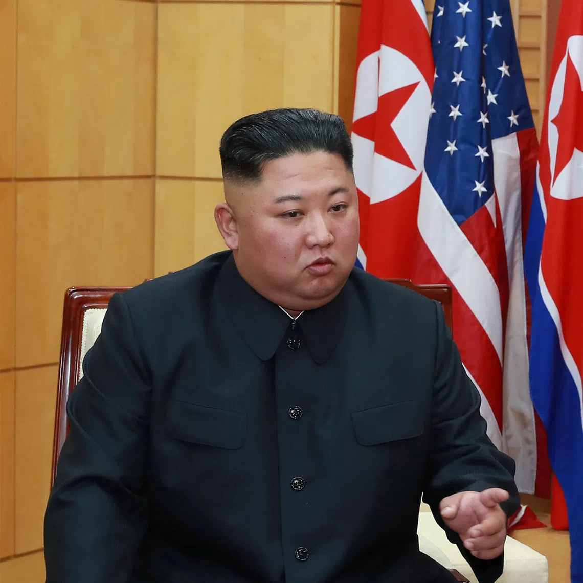 US President Donald Trump said that he would like to meet North Korean leader Kim Jong Un while in South Korea.