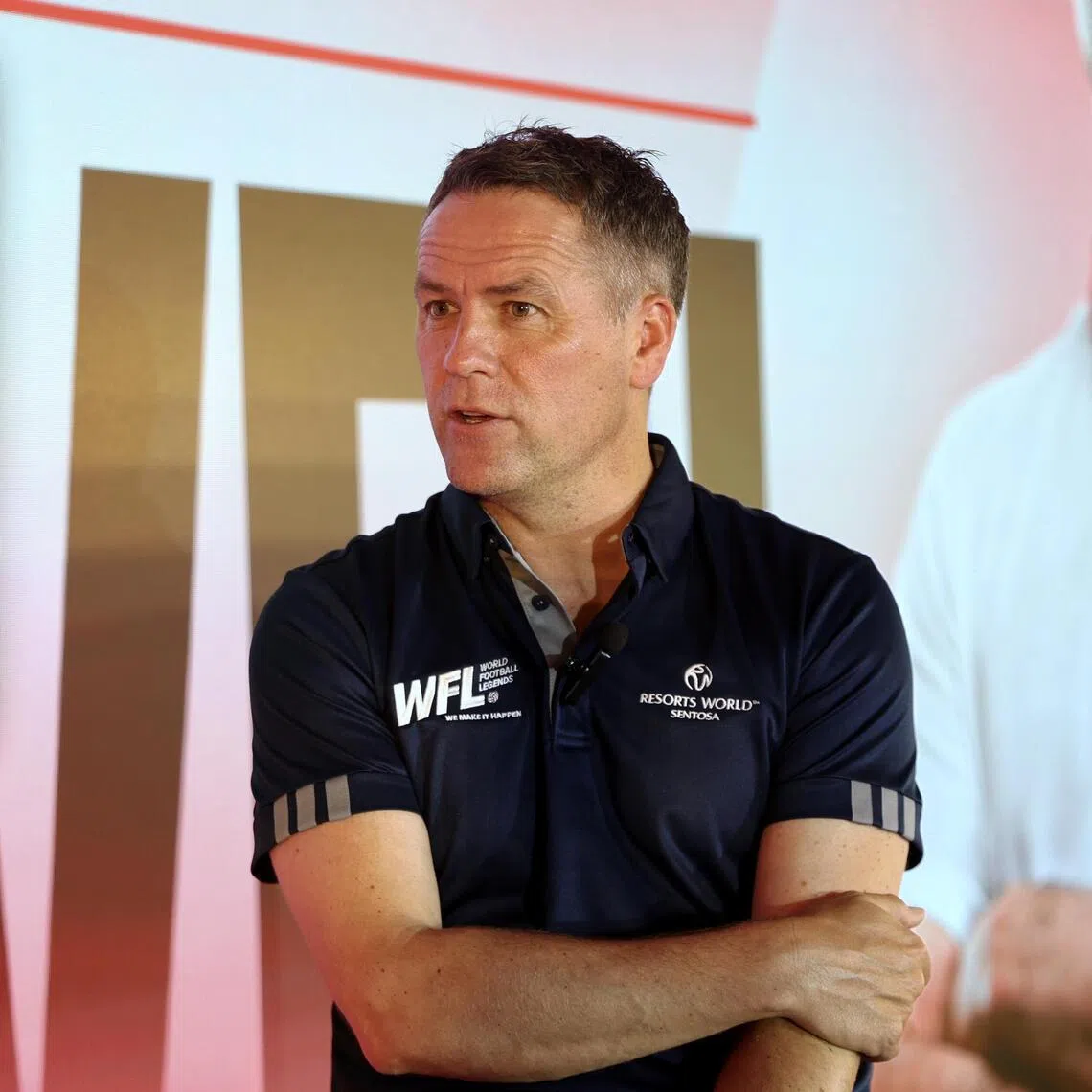 Former Liverpool and England star Michael Owen is in Singapore for a “Breakfast with the Legend” session hosted by Adventure Cove Waterpark in Resorts World Sentosa.