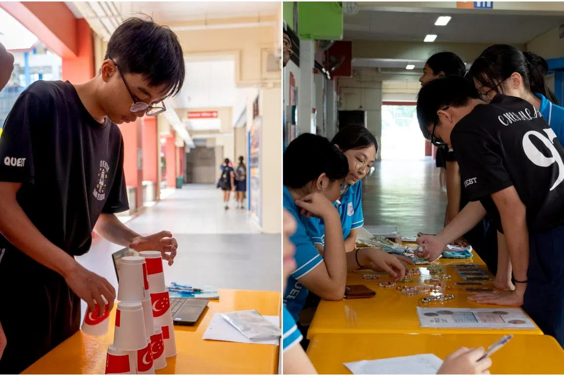 Secondary 3 students from Queenstown Secondary School spent three months preparing their own fundraiser, which took place over a week in August.