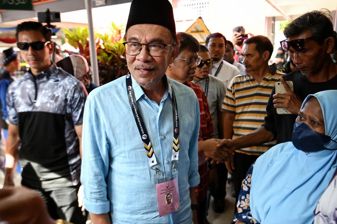 Malaysian opposition leader Anwar Ibrahim, 75, is optimistic his Pakatan Harapan coalition can finally win.