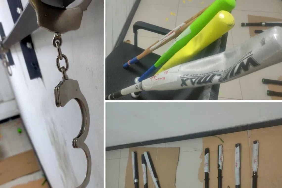 Handcuffs, truncheons and baseball bats were among those used to torture workers of a sex den raided by the Philippine authorities.  