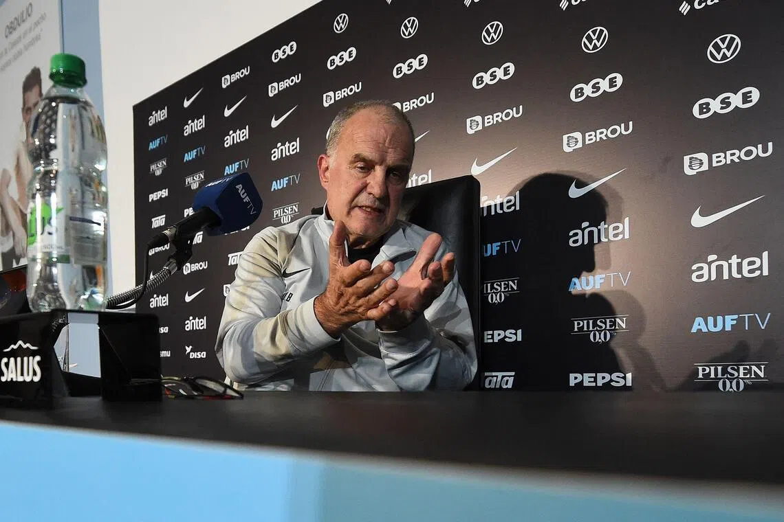 Uruguay manager Marcelo Bielsa calls for calm after thrashing by US