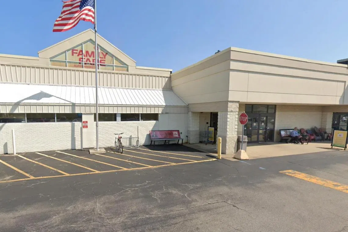 A woman was found living in the rooftop sign of this Family Fare supermarket in Michigan for about a year.