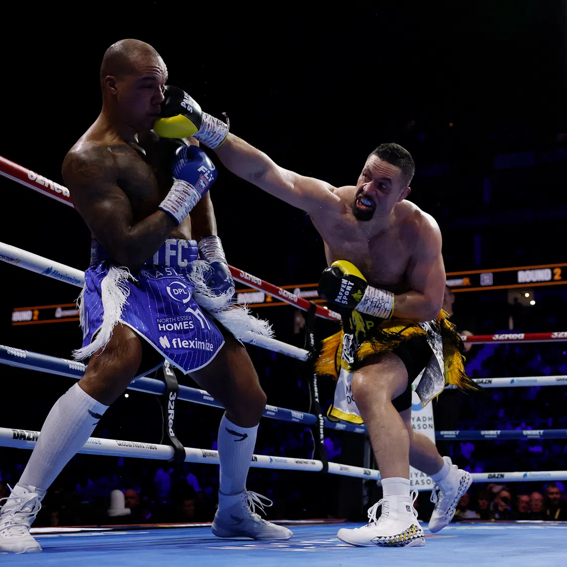 Boxing - Joseph Parker v Fabio Wardley - The O2, London, Britain - October 25, 2025 Joseph Parker in action during his fight against Fabio Wardley Action Images via Reuters/Andrew Couldridge