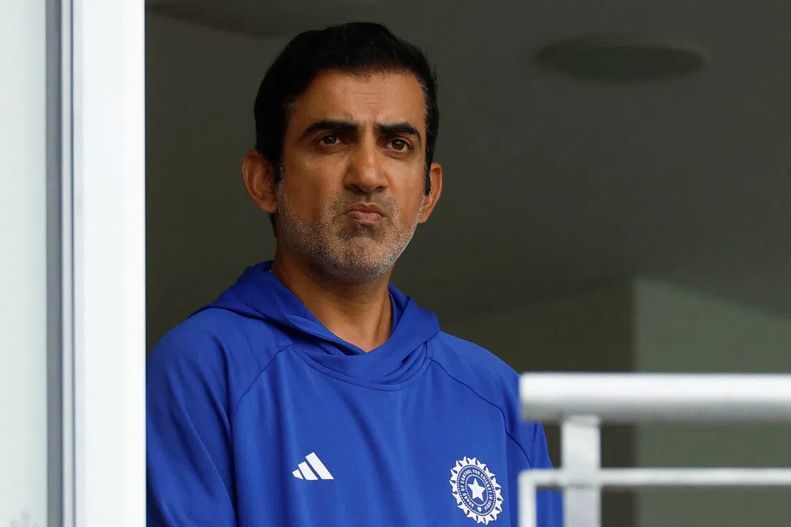 Cricket - International Test Match Series - Fifth Test - India Practice Session - Kia Oval, London, Britain - July 30, 2025 India head coach Gautam Gambhir looks on during practice Action Images via Reuters/Peter Cziborra