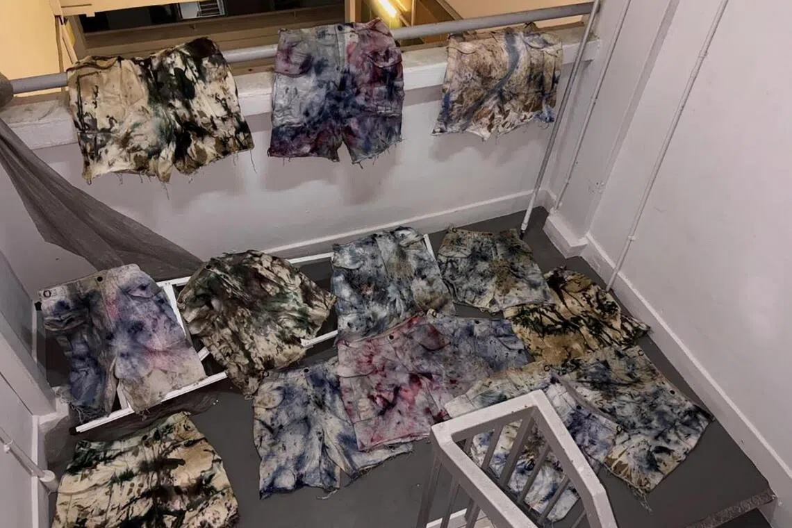 Tie-dyed tees by Singapore-based label Fassbender & Mellon Collie.