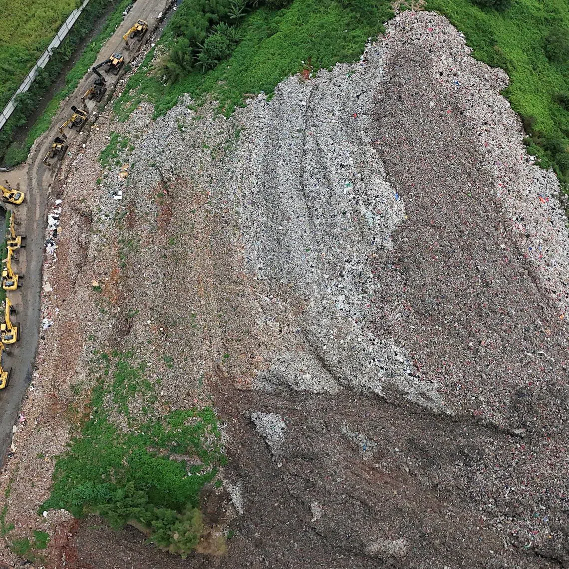 The collapse took place at the Bantargebang landfill on March 8, located in the region of Bekasi on the outskirts of the capital Jakarta.