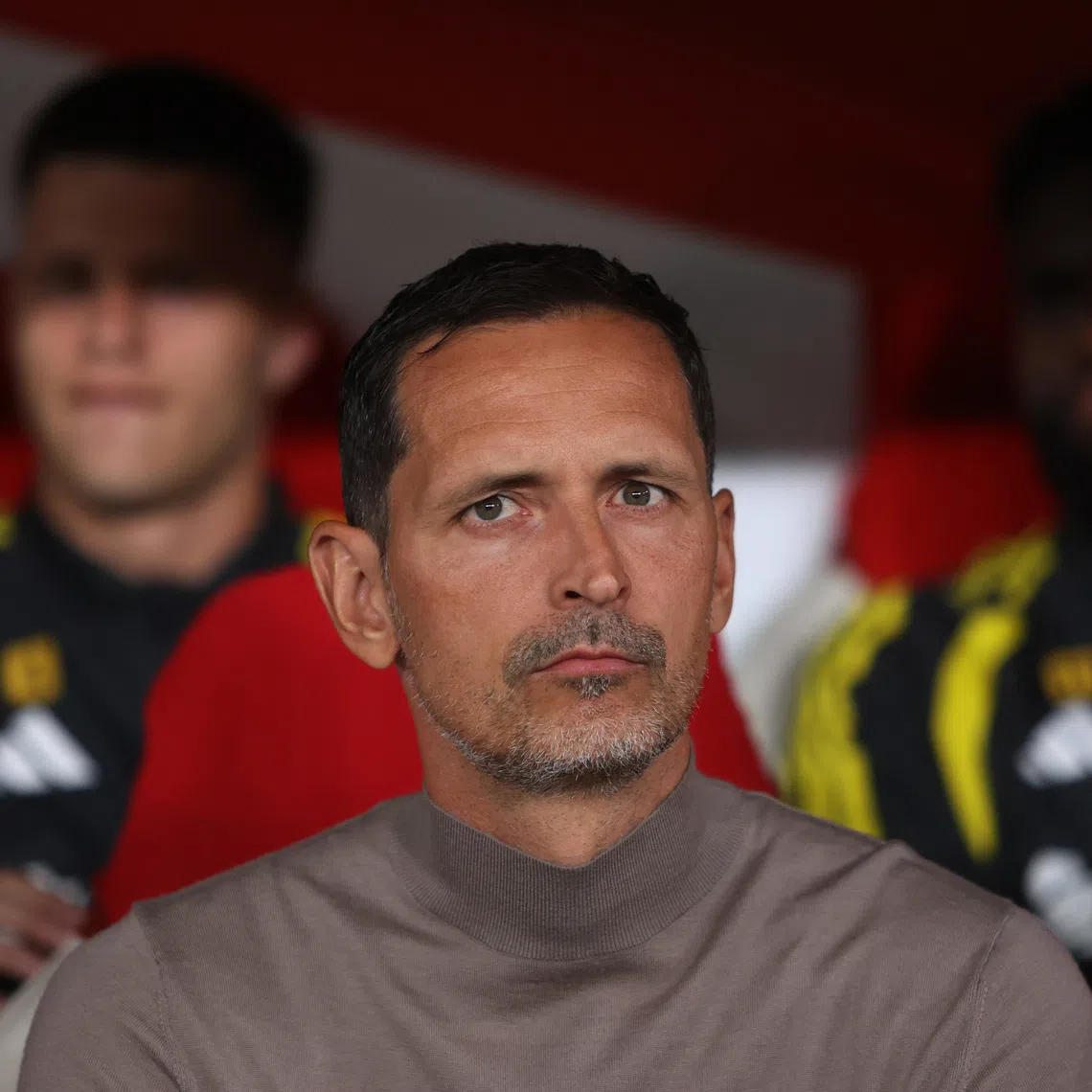 Soccer Football - UEFA Champions League - Slavia Prague v RC Lens - Fortuna Arena, Prague, Czech Republic - September 10, 2026 RC Lens coach Dino Toppmoller before the match REUTERS/Eva Korinkova