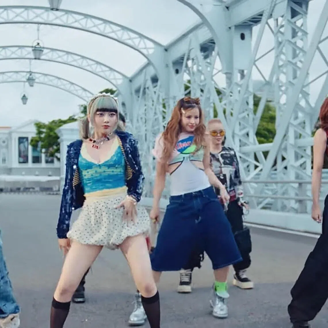 Japanese girl group XG shot the music video to their song Rock The Boat in Singapore locations such as Anderson Bridge.