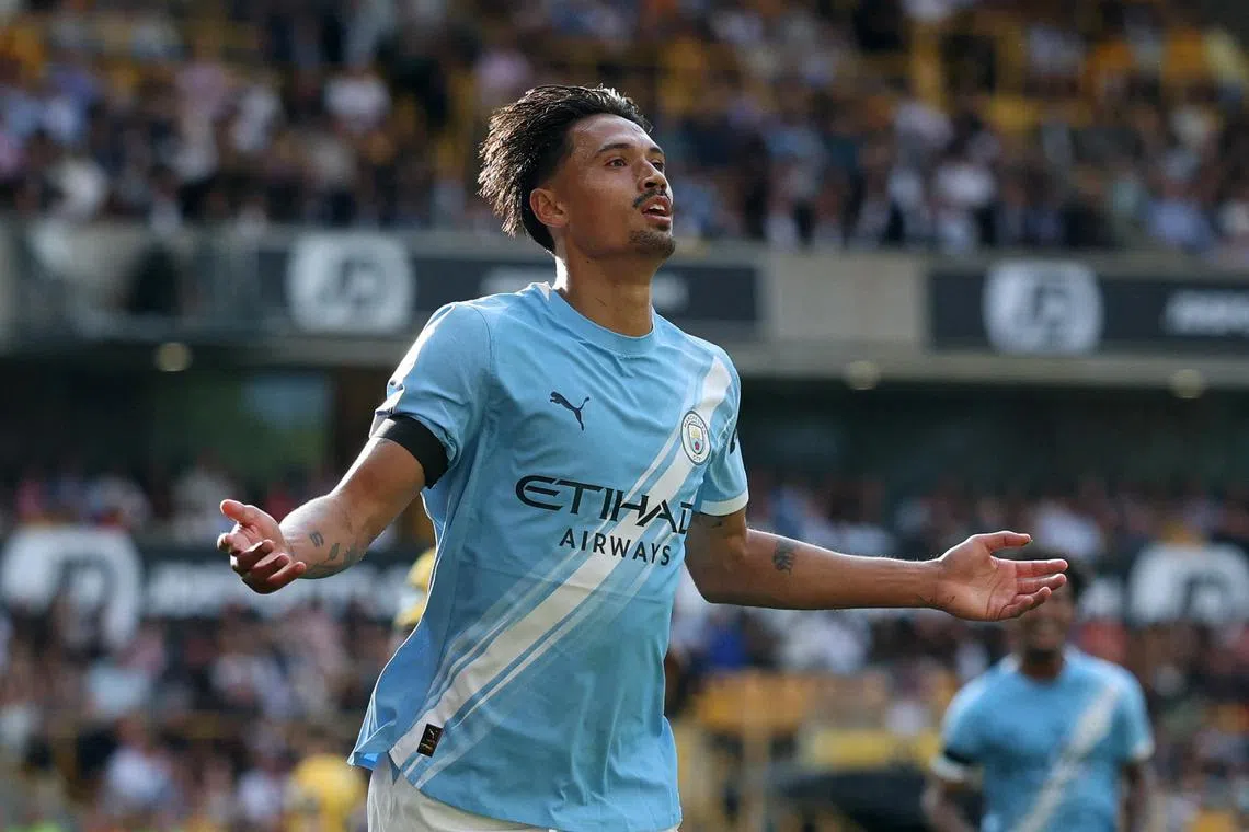 Tijjani Reijnders stepped into the void left by Kevin de Bruyne’s departure with a role in all of Manchester City’s opening three goals in their 4-0 win over Wolves.