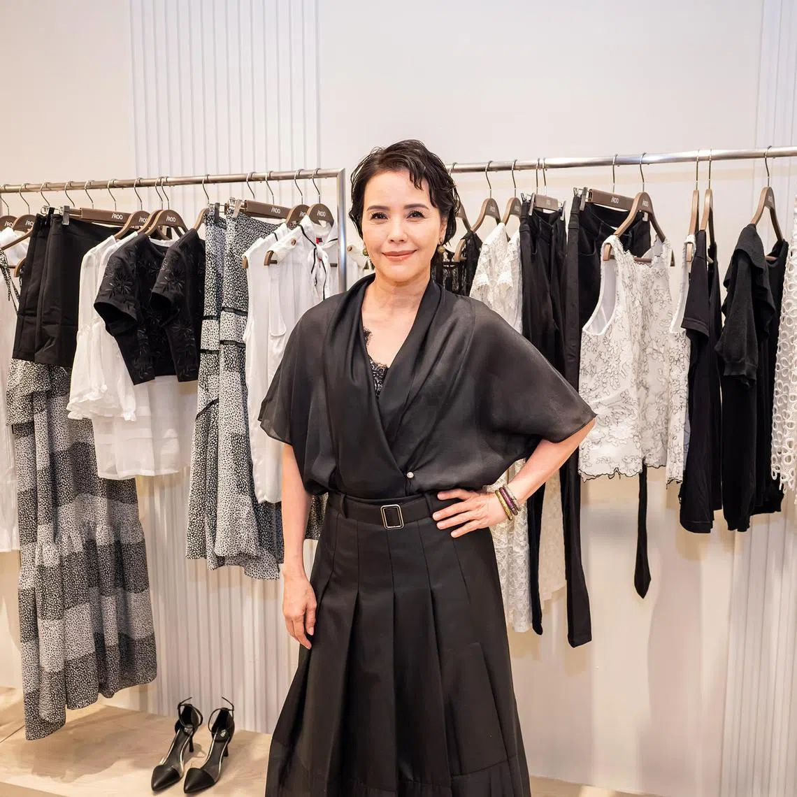lliroo29 - Zoe Tay marked the launch of Taiwanese fashion label iROO’s first-ever outlet store in IMM as the guest of honour.

