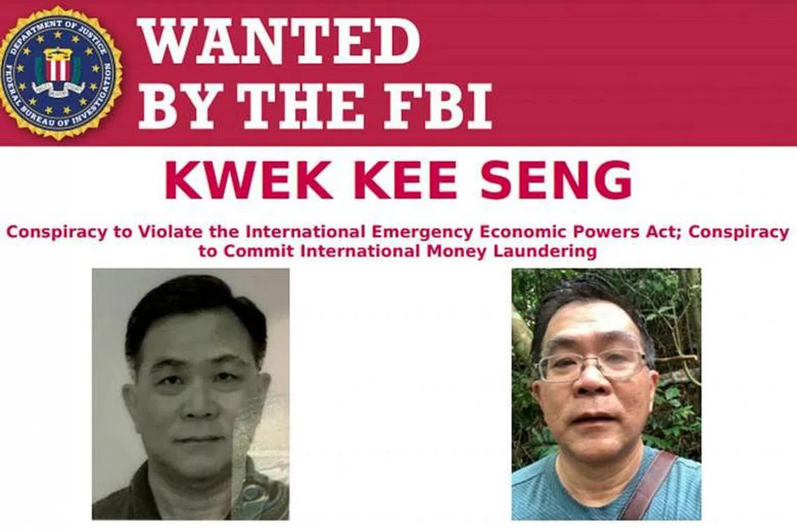 North Korean businessman Kwek Kee Seng is accused of violating sanctions on North Korea.