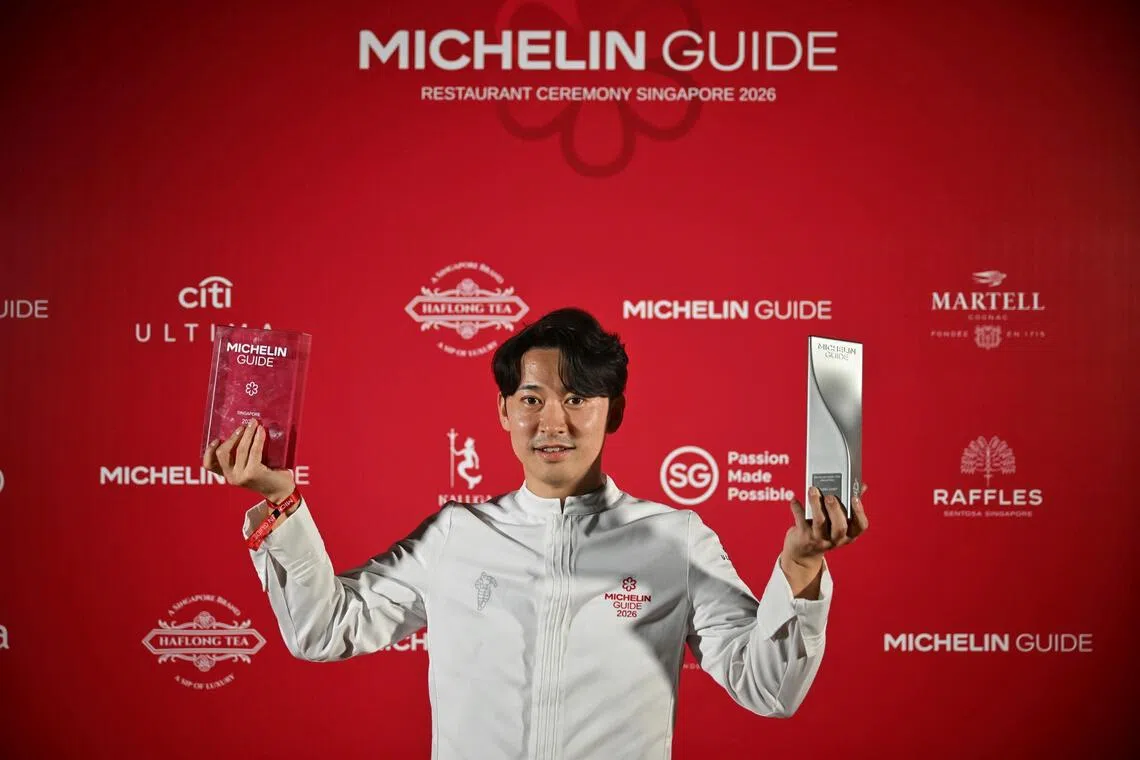 Shusuke Kubota, executive chef of Loca Niru clinched The Michelin Guide Young Chef Award.