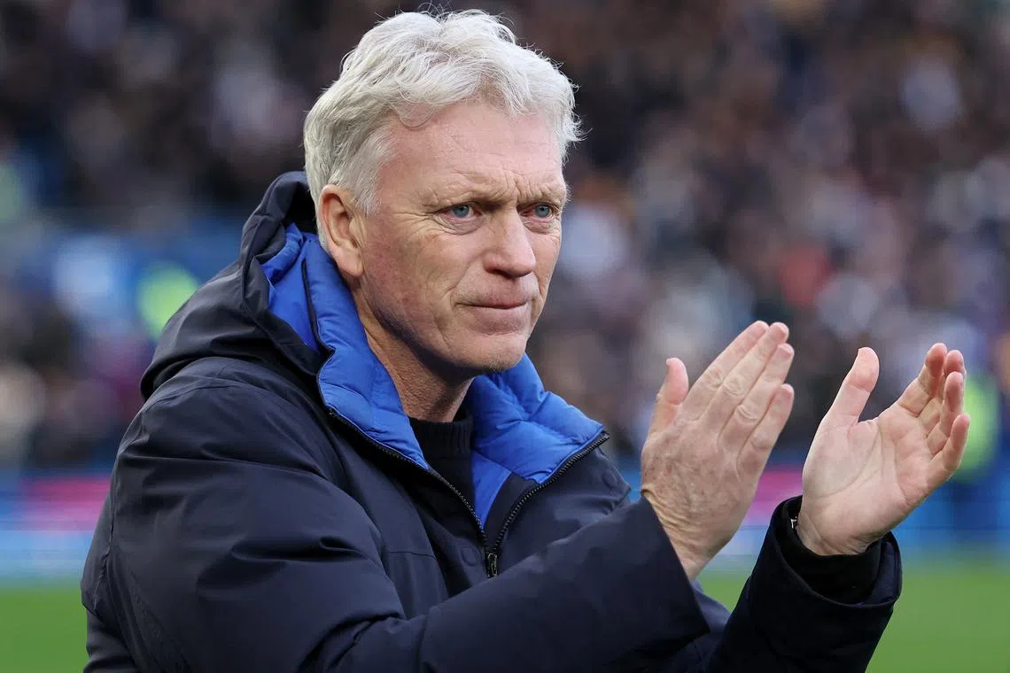 Soccer Football - Premier League - Brighton & Hove Albion v Everton - The American Express Community Stadium, Brighton, Britain - January 25, 2025 Everton manager David Moyes before the match REUTERS/Toby Melville
