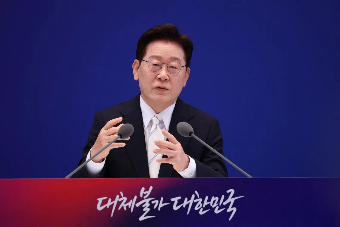 South Korea’s Lee calls for restraint in election protests, rejects rigging claims