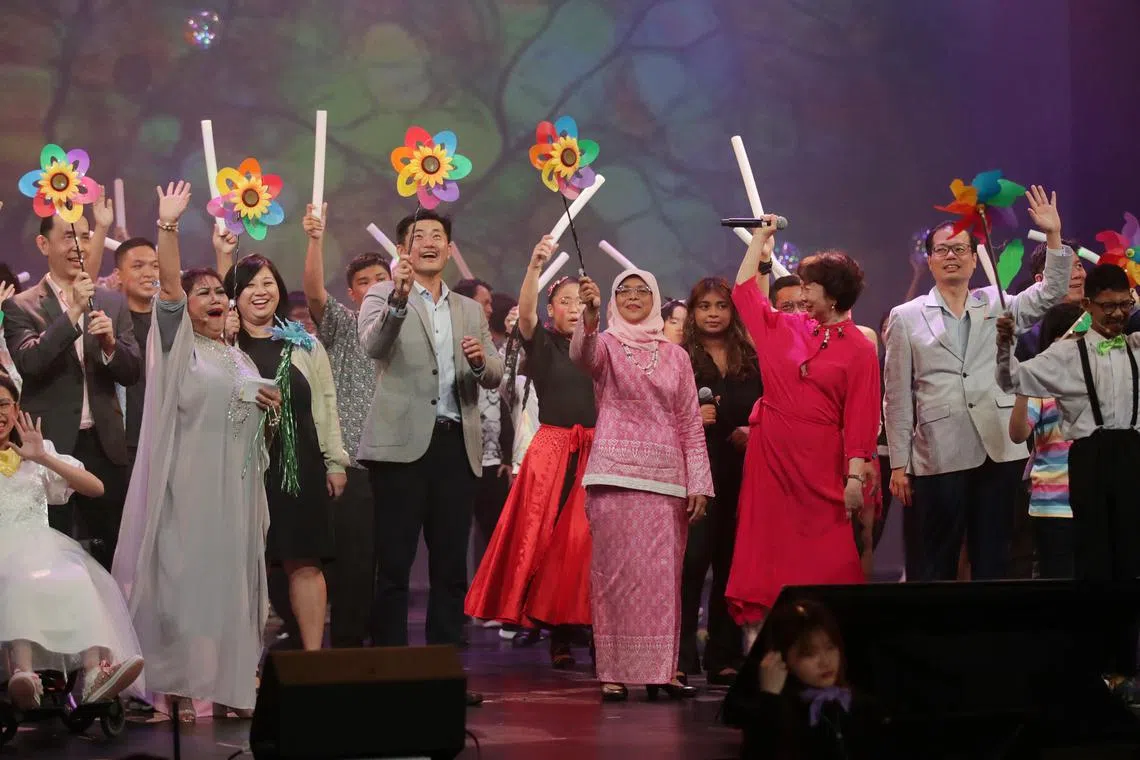 President Halimah Yacob, who was the Guest of Honour, thanked and congratulated everyone for a wonderful performance.