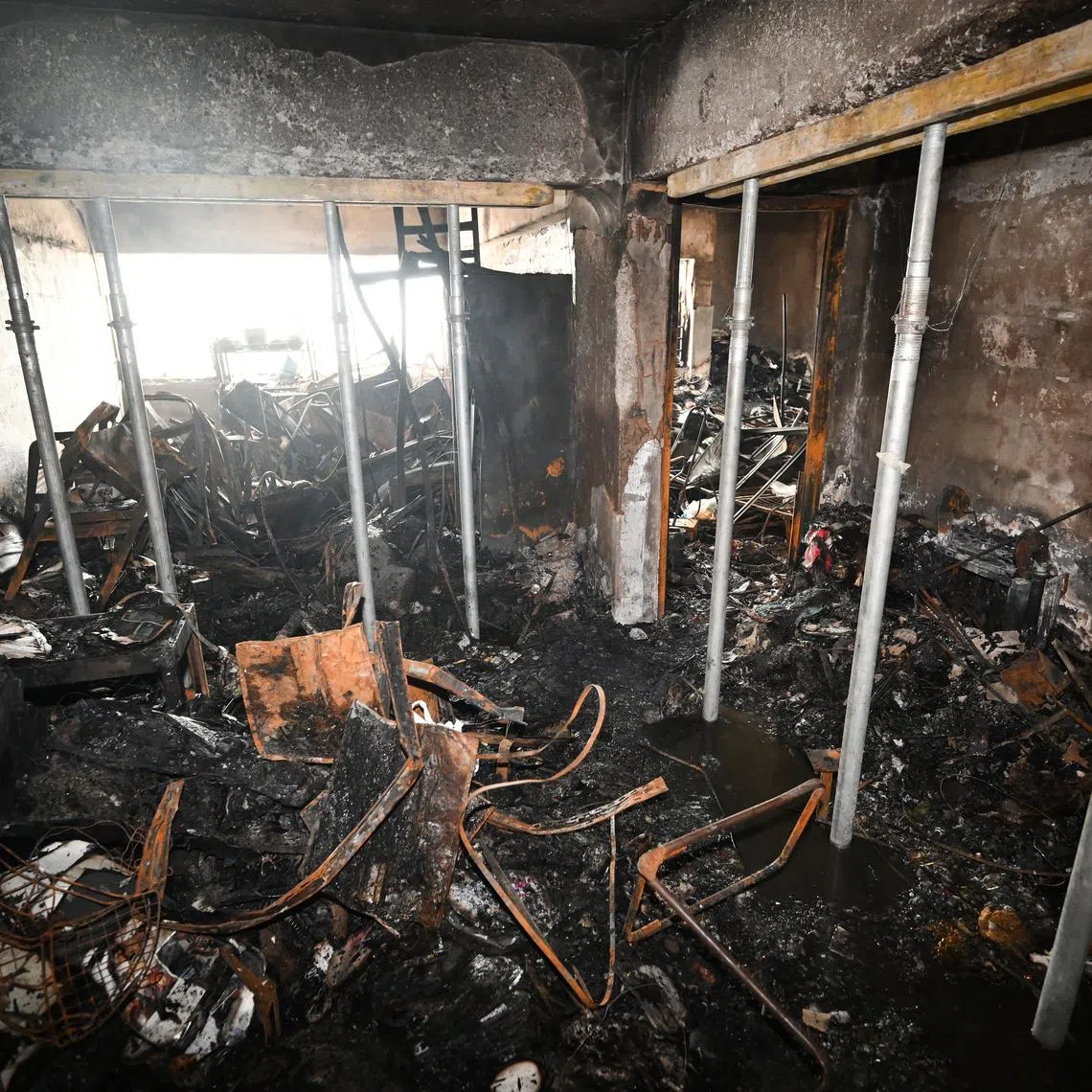 Preliminary findings by SCDF indicate that the fire could have been intentionally started.