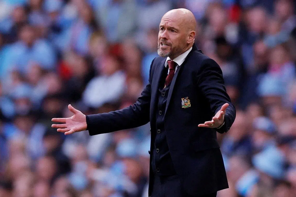 Manchester United manager Erik ten Hag under pressure after his side failed to qualify for the 2025 Champions League.