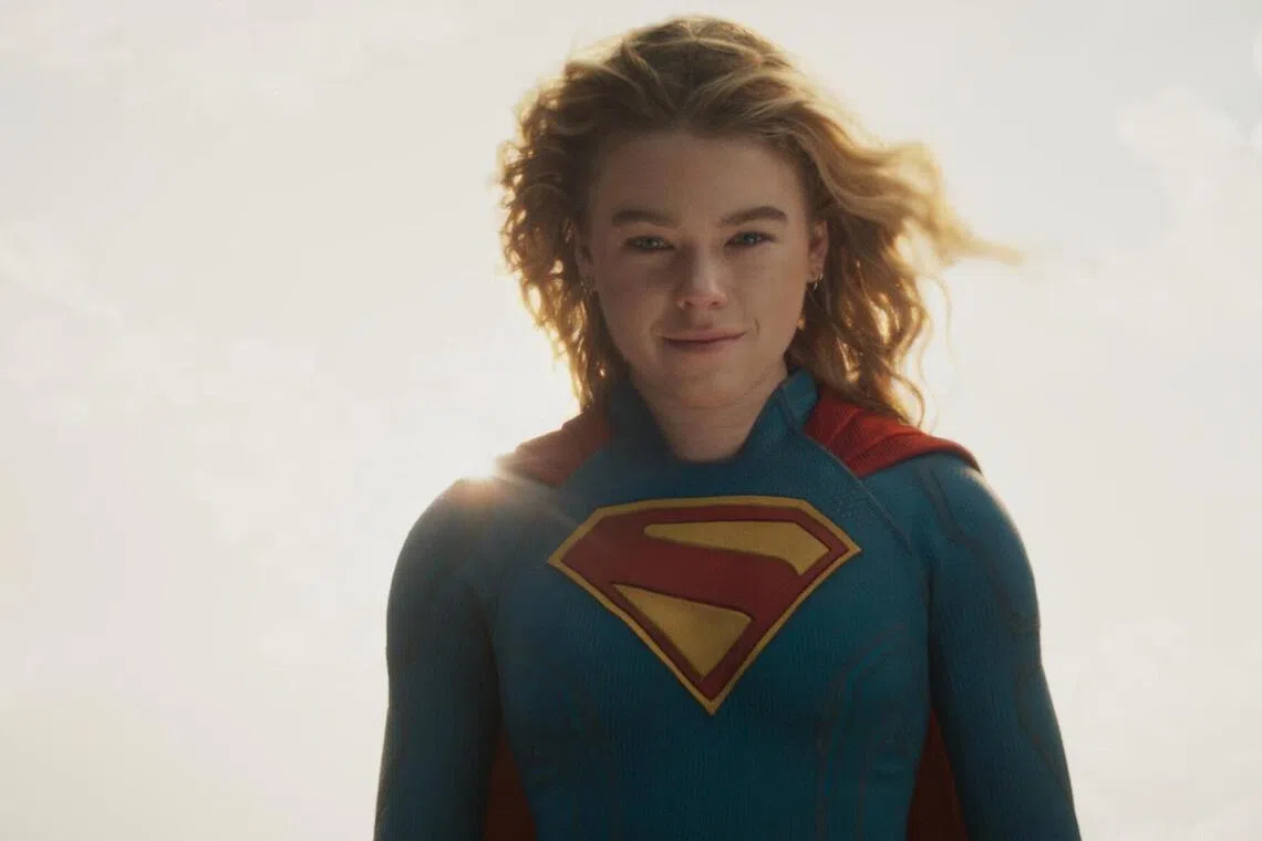 Australian actress Milly Alcock as Supergirl.