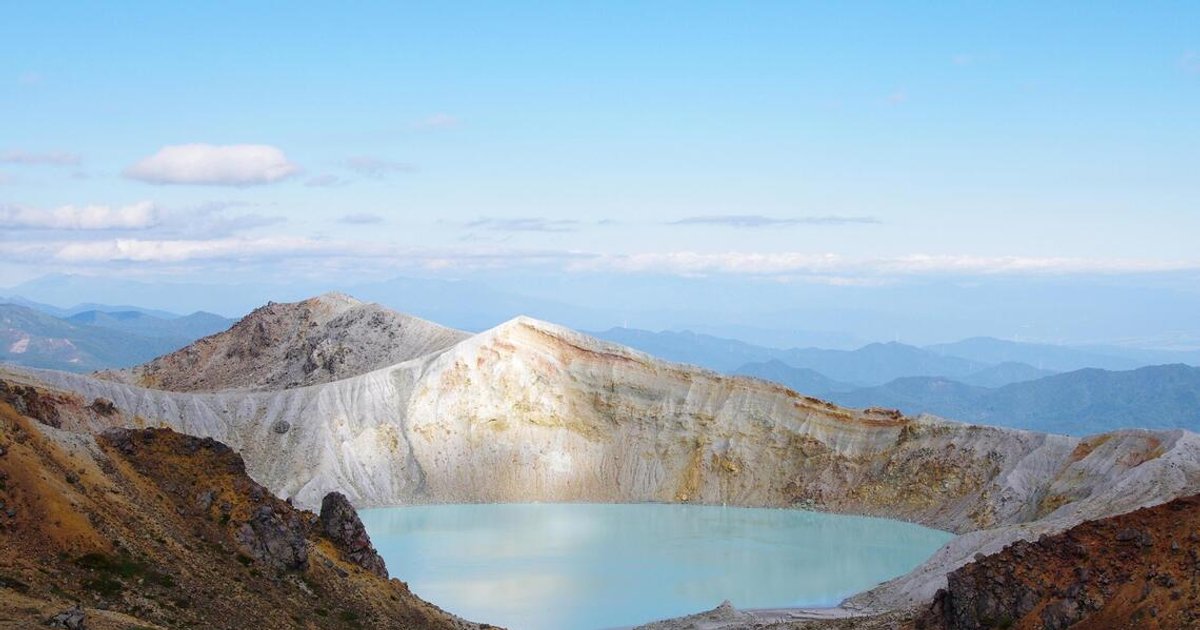 Volcanic crater lake in eastern Japan draws crowds on reopening after 8-year closure