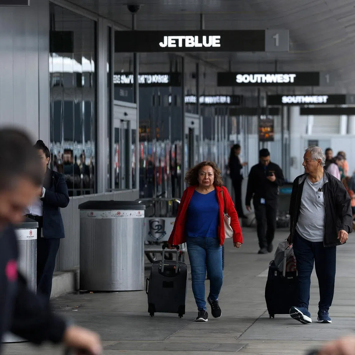 Just under 17 per cent said they intend to travel internationally over the next six months, matching the lowest share since the end of 2022.