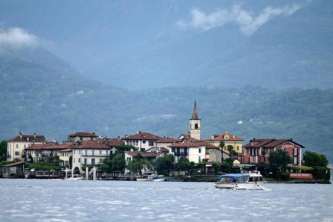 Lake Maggiore is the second largest lake in Italy and a popular tourist destination.