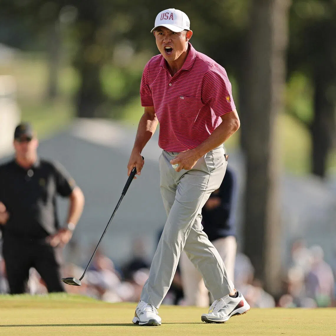 Morikawa, a double major winner, was in Japan to play the PGA Tour’s Baycurrent Classic.